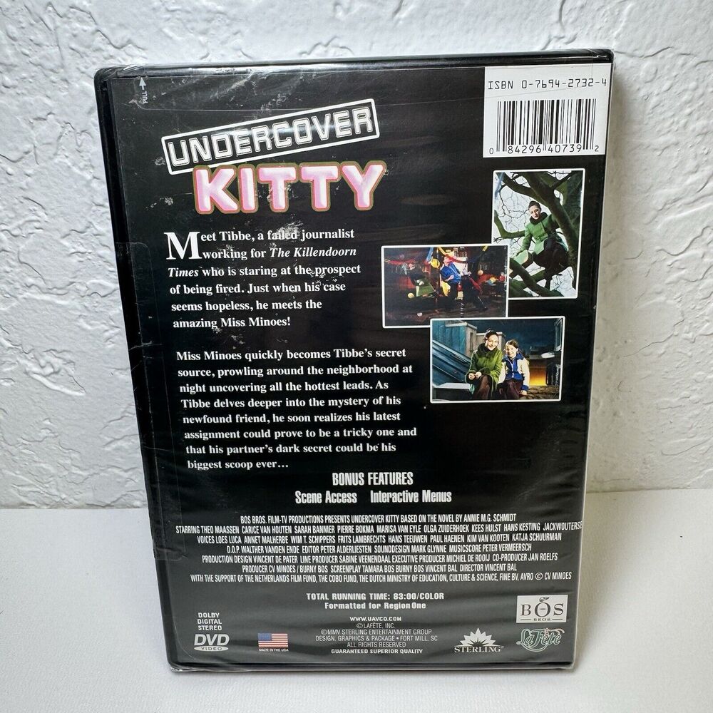 Undercover Kitty DVD The Secret Agent Cat New‎ - Picture 2 of 4